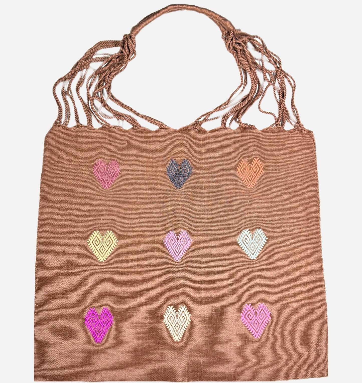 Bolsa Corazones algodón