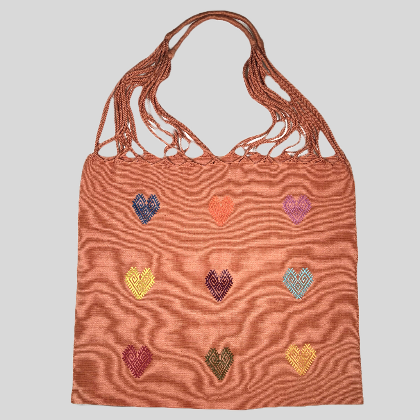 Bolsa Corazones algodón