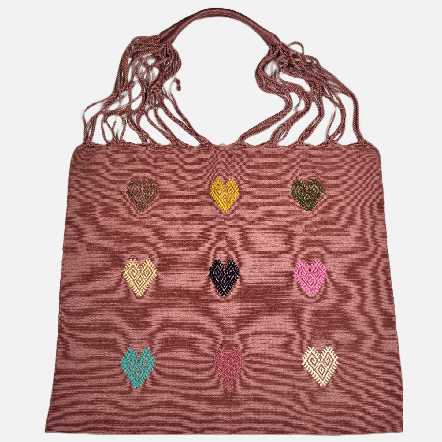 Bolsa Corazones algodón