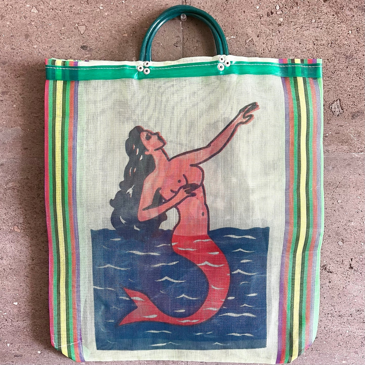 Bolsa de mercado estampada